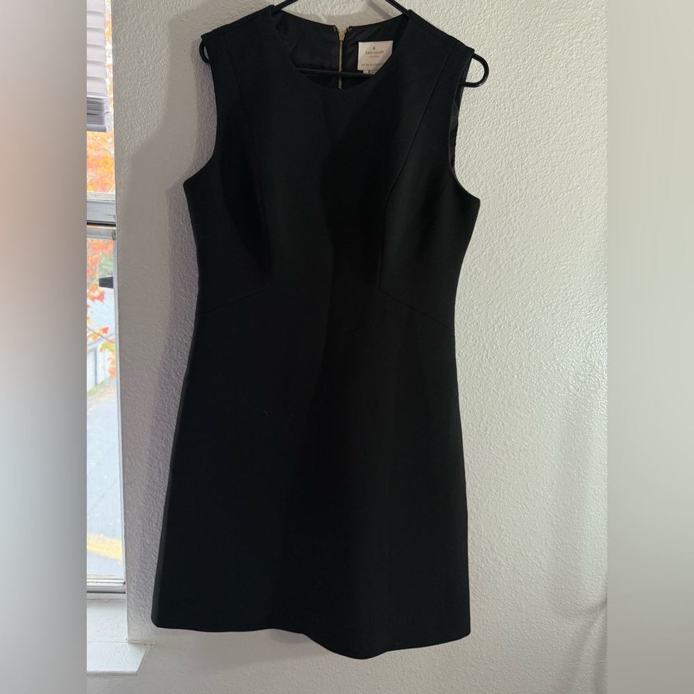 Kate Spade Elegant Black Sleeveless Mini Dress - Picture 4 of 6